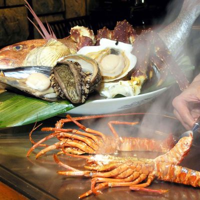 シーフード鉄板焼