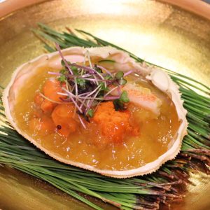 前肴（香箱蟹姿盛）