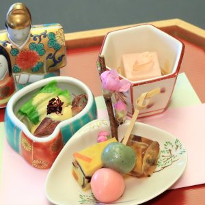 前菜（桜花豆腐 蛍烏賊 他）