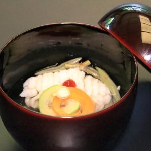 椀盛（鱧葛打ち）