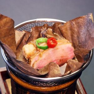 焼物（鴨ロース 野菜 味噌）