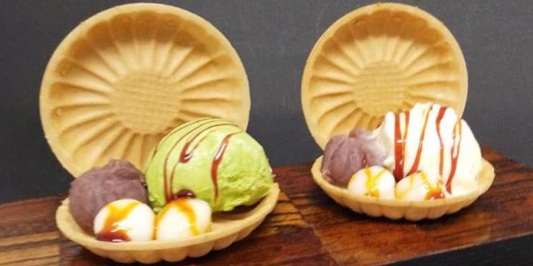 みたらし白玉最中アイス
