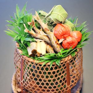 焼物八寸（塩鮎 牛ヒレ）