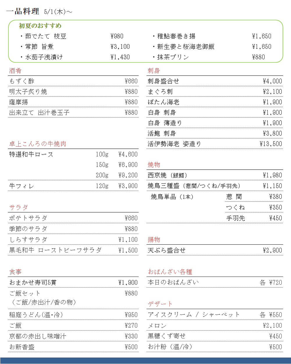 別館一品 250523