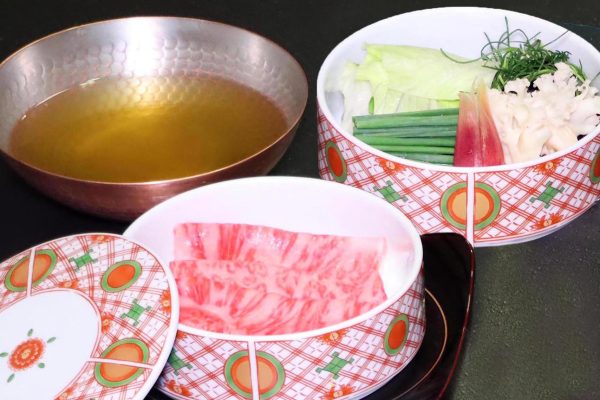 煮物替り（和牛ロースしゃぶしゃぶ）
