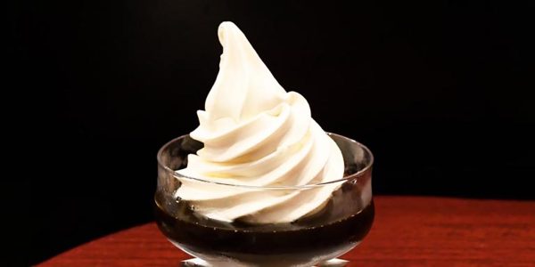 コーヒーゼリー＆ソフトクリーム