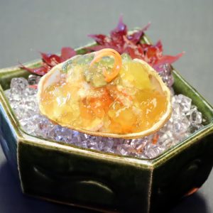 前菜（香箱蟹ゼリー寄せ）