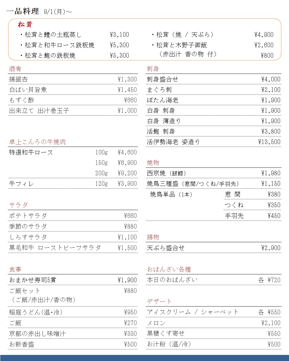 別館一品 250917
