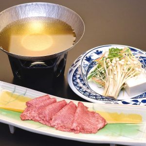 温物(牛タンしゃぶしゃぶ) 温物(牛タンしゃぶしゃぶ)