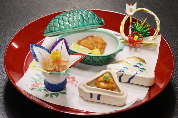 初春会席　前菜