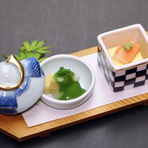 前菜（木の芽和え 湯葉豆腐）