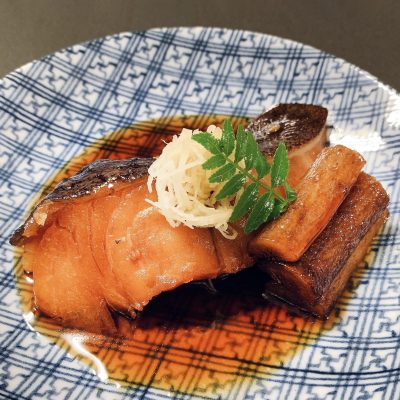 銀鱈煮付(牛蒡付)（ケータリング）