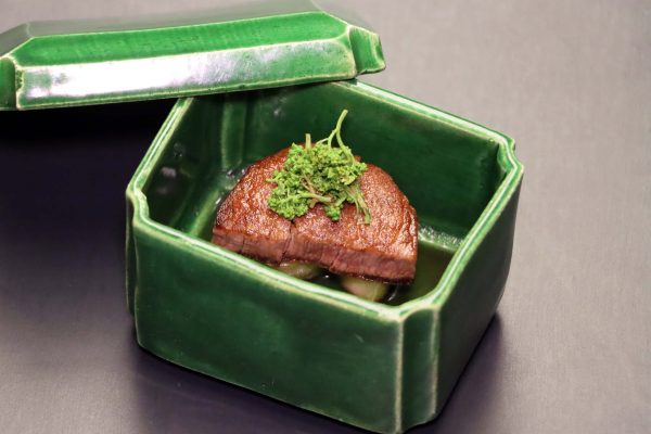 煮物(山科茄子 牛ひれ) 煮物(山科茄子 牛ひれ)